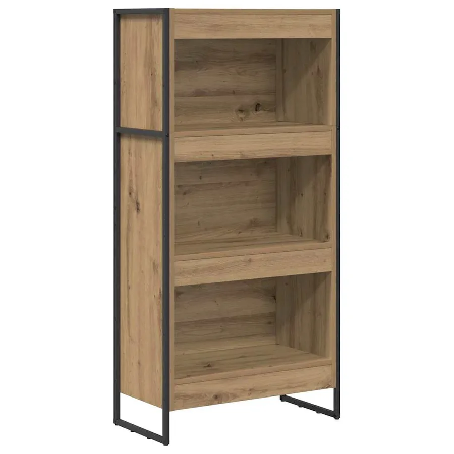 Bibliothèque 60 x 30 x 121 cm Bois d'ingénierie Chêne artisan - 2