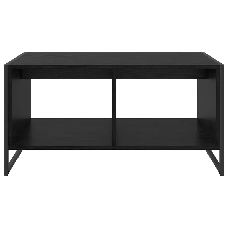Table basse Chêne noir 80 x 50 x 40 cm Bois d'ingénierie - 5
