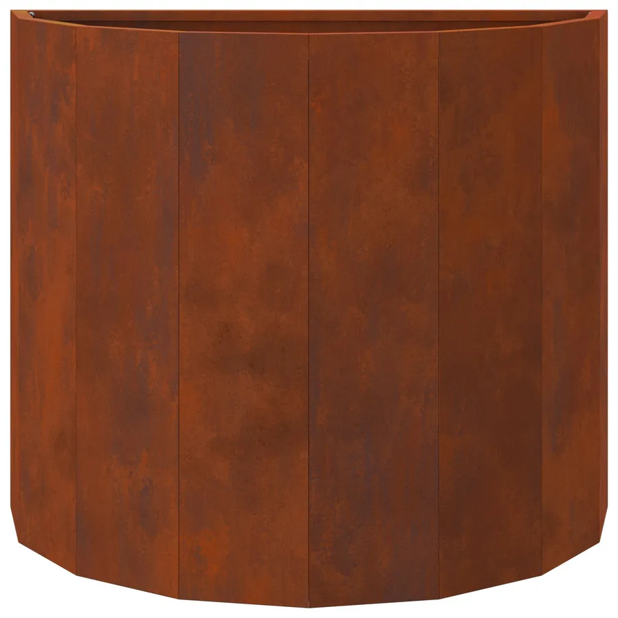 Jardinière Rouillé 60 x 30 x 50 cm Acier patiné - 6
