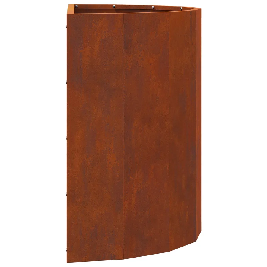 Jardinière Rouillé 60 x 30 x 50 cm Acier patiné - 7