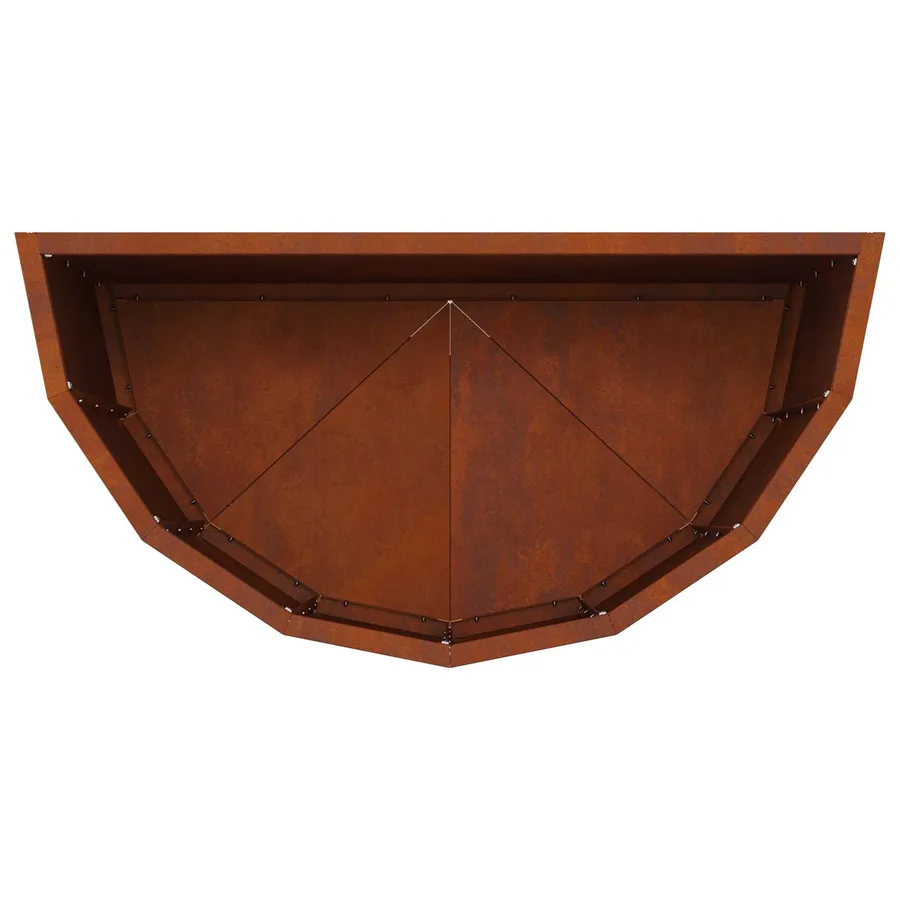 Jardinière Rouillé 60 x 30 x 50 cm Acier patiné - 9