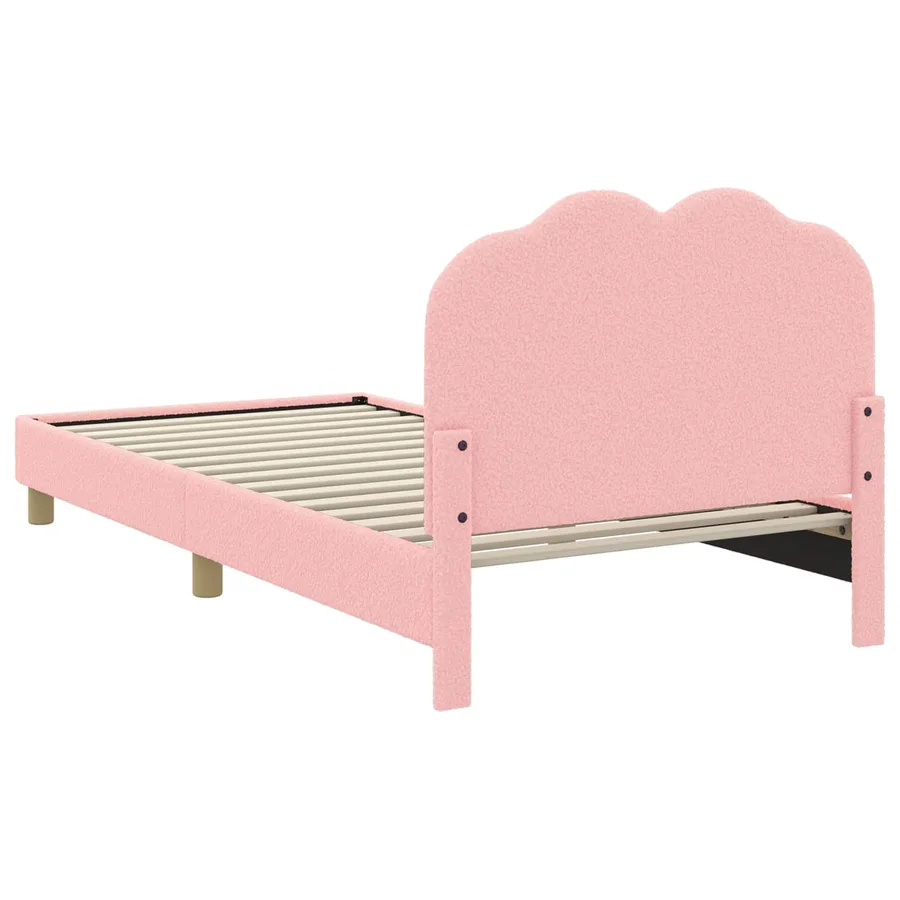 Cadre de lit pour enfants avec tête de lit Rose 90 x 190 cm - 6