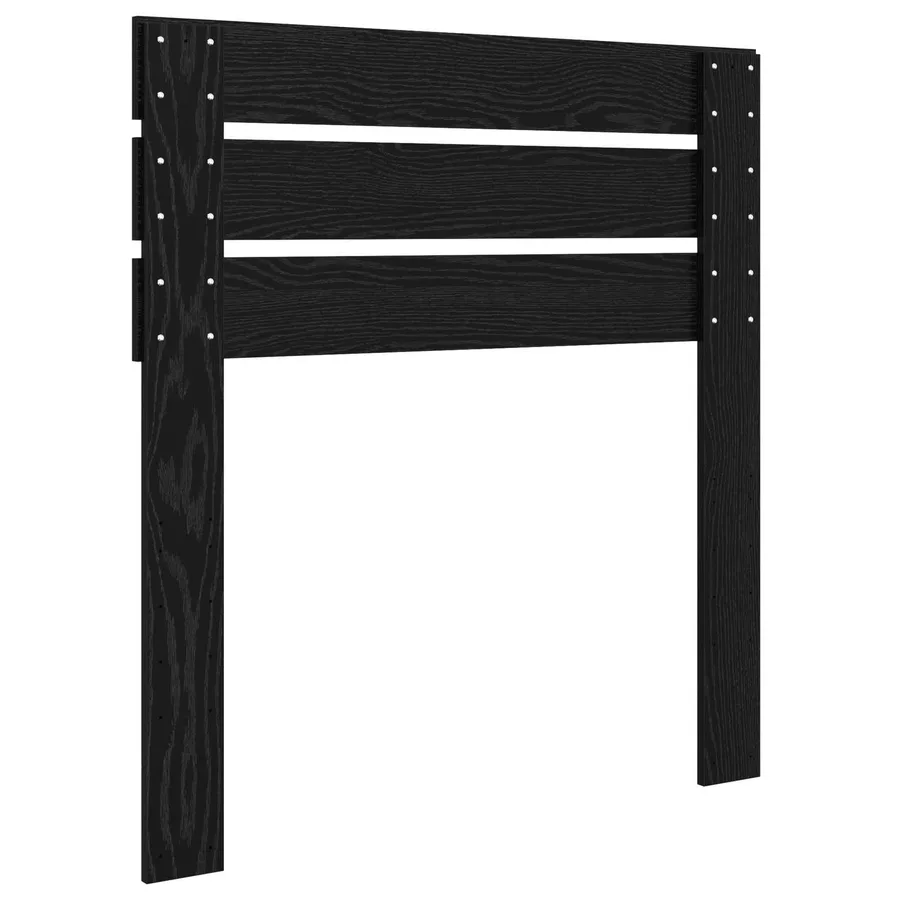 Tête de lit Chêne noir Bois d'ingénierie - 6