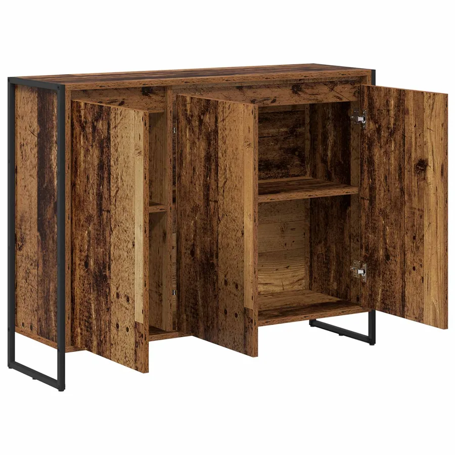 Meuble d'appoint Bois Ancien 96,5 x 30 x 75 cm - 5