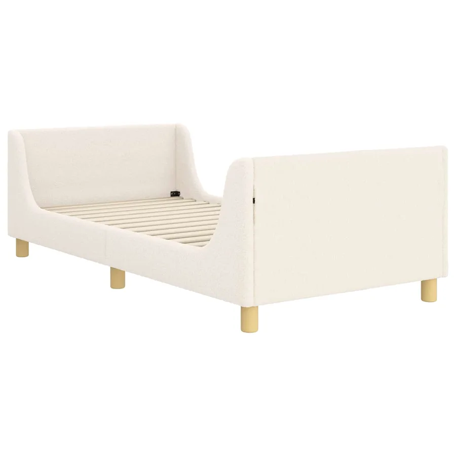Cadre de lit pour enfants avec tête de lit Crème 90 x 200 cm - 4