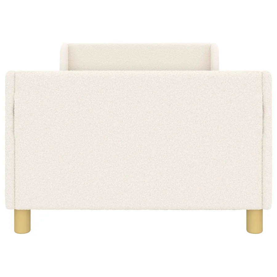 Cadre de lit pour enfants avec tête de lit Crème 90 x 200 cm - 5