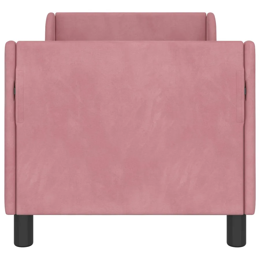 Cadre de lit pour tout-petit avec tête de lit Rose 70 x 140 cm - 5