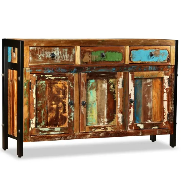 Sideboard Solid reclaimed wood 120x35x76 cm