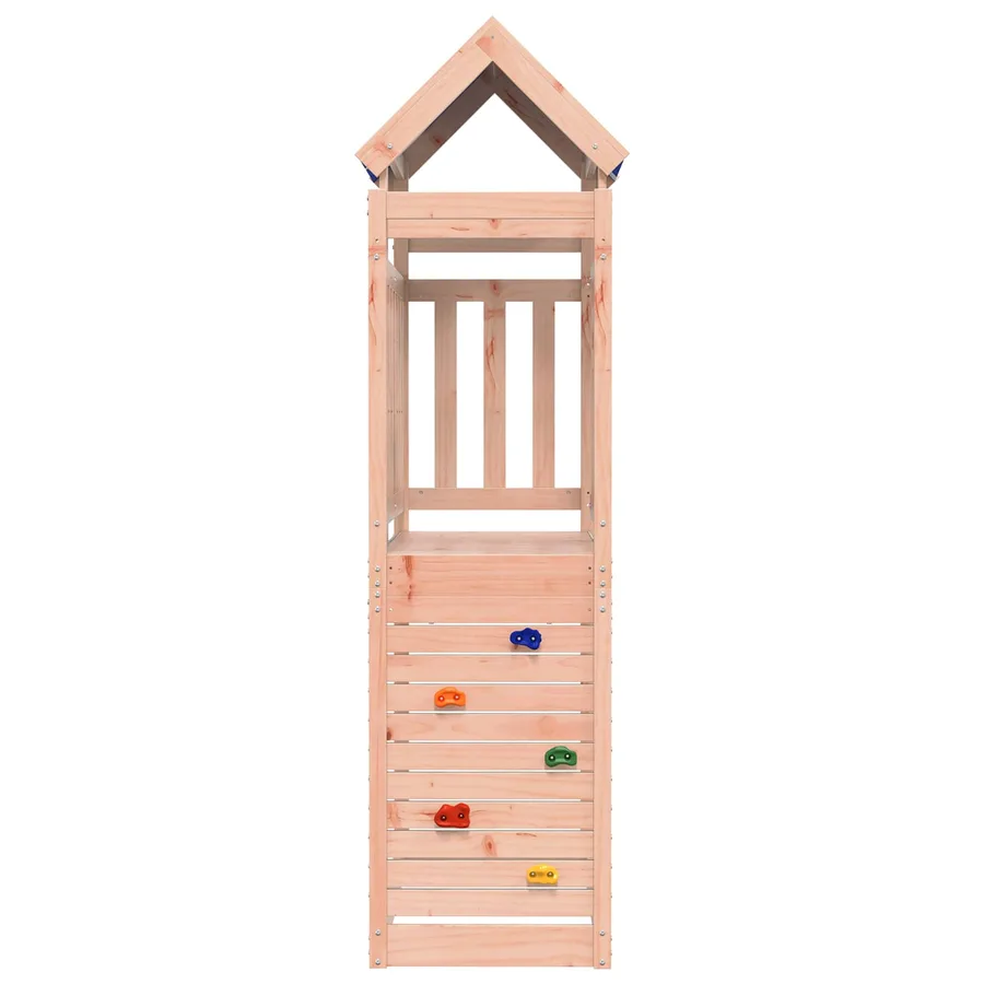 Tour de jeu Marron 110,5 x 52,5 x 215 cm Bois solide de Douglas - 2