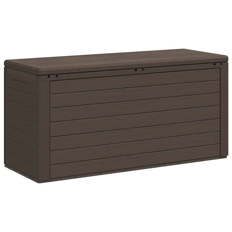 Garden storage box Brown 116x44x55 cm - 6