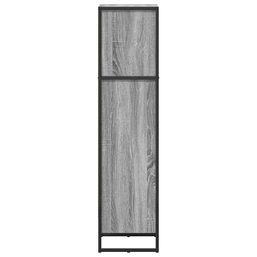 Bibliothèque Gris Sonoma 40 x 30 x 121 cm Bois d'ingénierie - 6