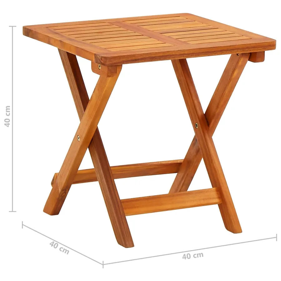 Chaises longues lot de 2 avec table et coussins Acacia solide - 19