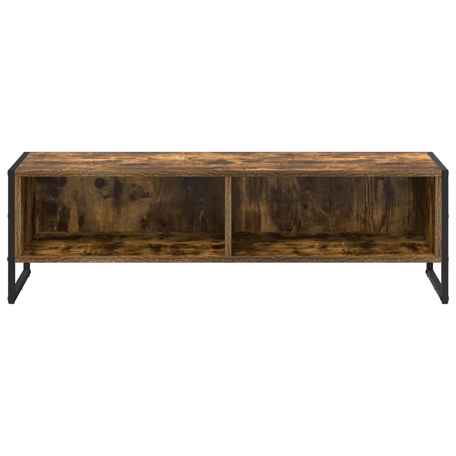 Meuble TV Chêne Fumé 100 x 36,5 x 30,5 cm Bois d'ingénierie - 5