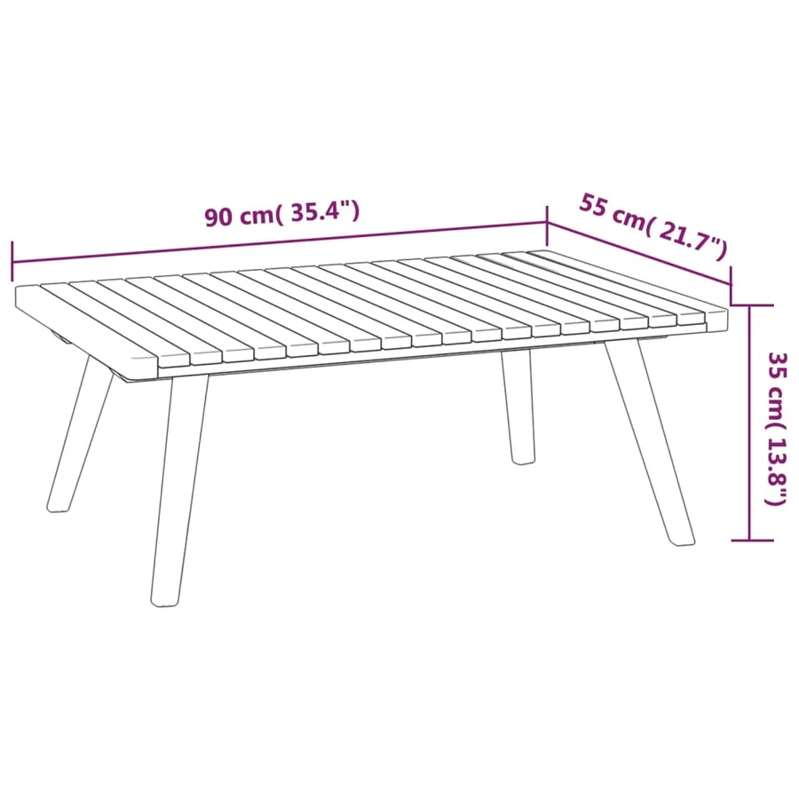 Salon de jardin 7 pcs avec coussins Bois d'acacia solide - 4