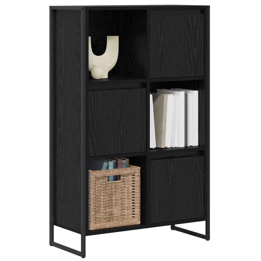 Bibliothèque Chêne noir 68 x 30 x 108.5 cm Bois d'ingénierie - 3