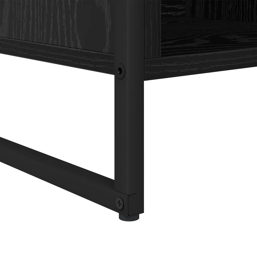 Bibliothèque Chêne noir 68 x 30 x 108.5 cm Bois d'ingénierie - 8