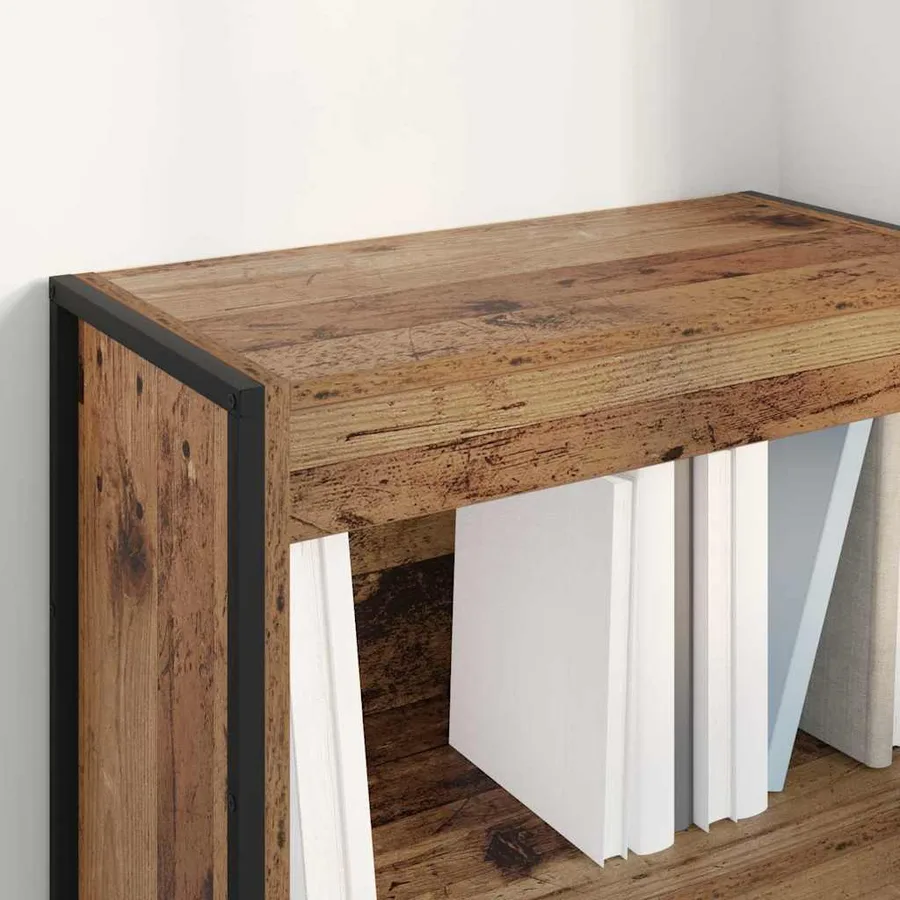 Bibliothèque Bois Ancien 60 x 30 x 86,5 cm Bois d'ingénierie - 4