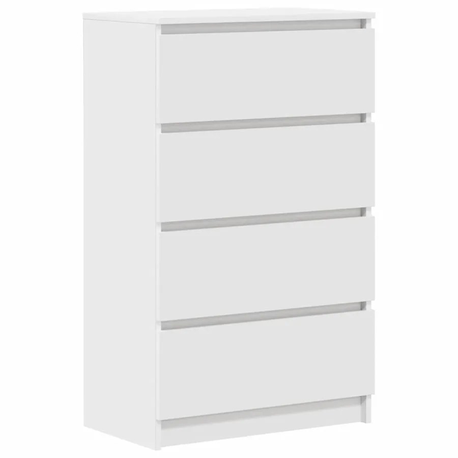 Buffet Blanc 60x35x98,5 cm Bois d'ingénierie - 2