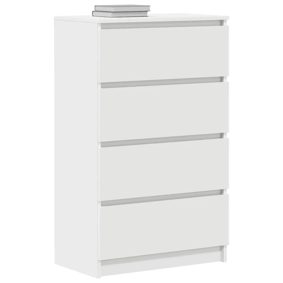 Buffet Blanc 60x35x98,5 cm Bois d'ingénierie - 5