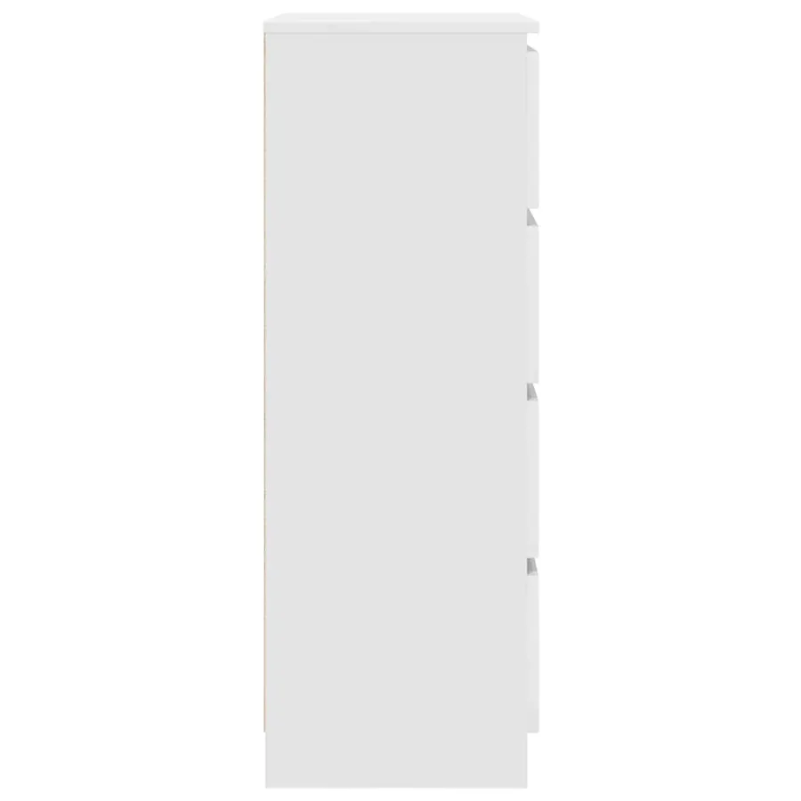 Buffet Blanc 60x35x98,5 cm Bois d'ingénierie - 8