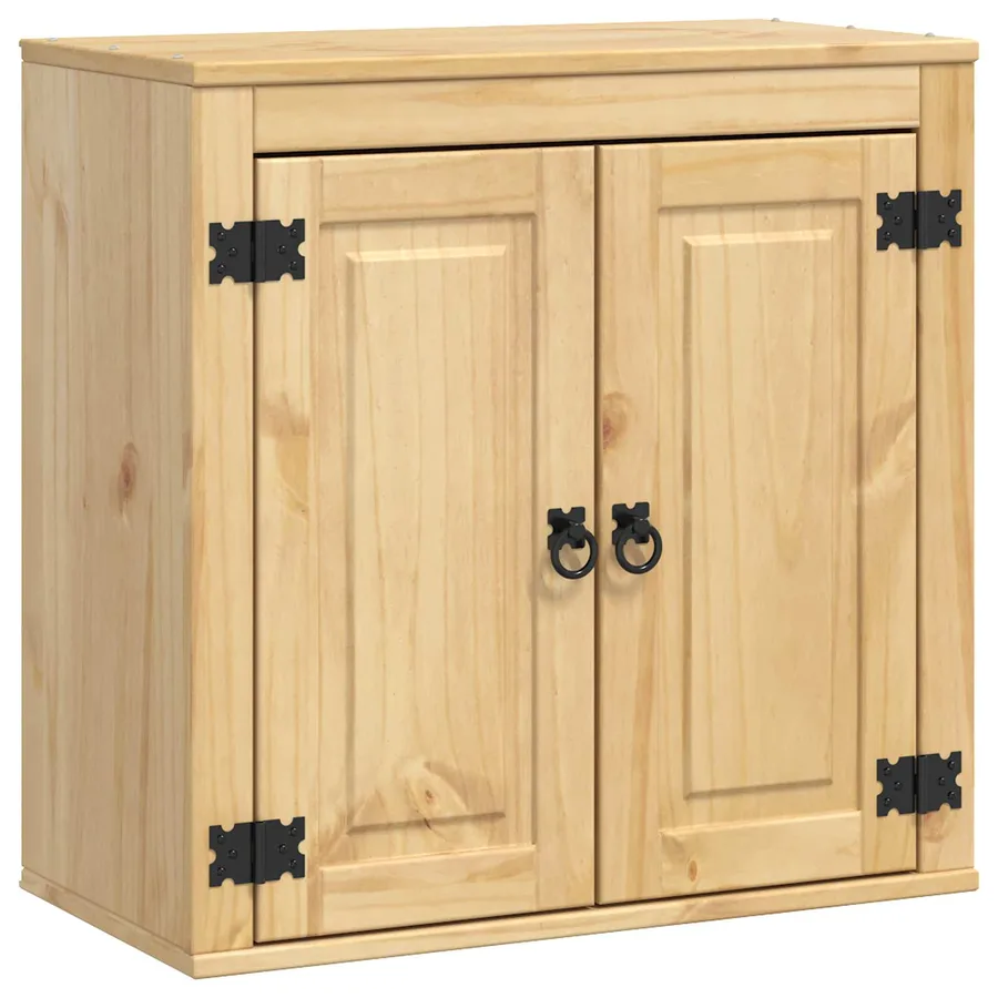 Armoire SKI Brun Miel 60 x 32 x 60 cm Pin massif - 2