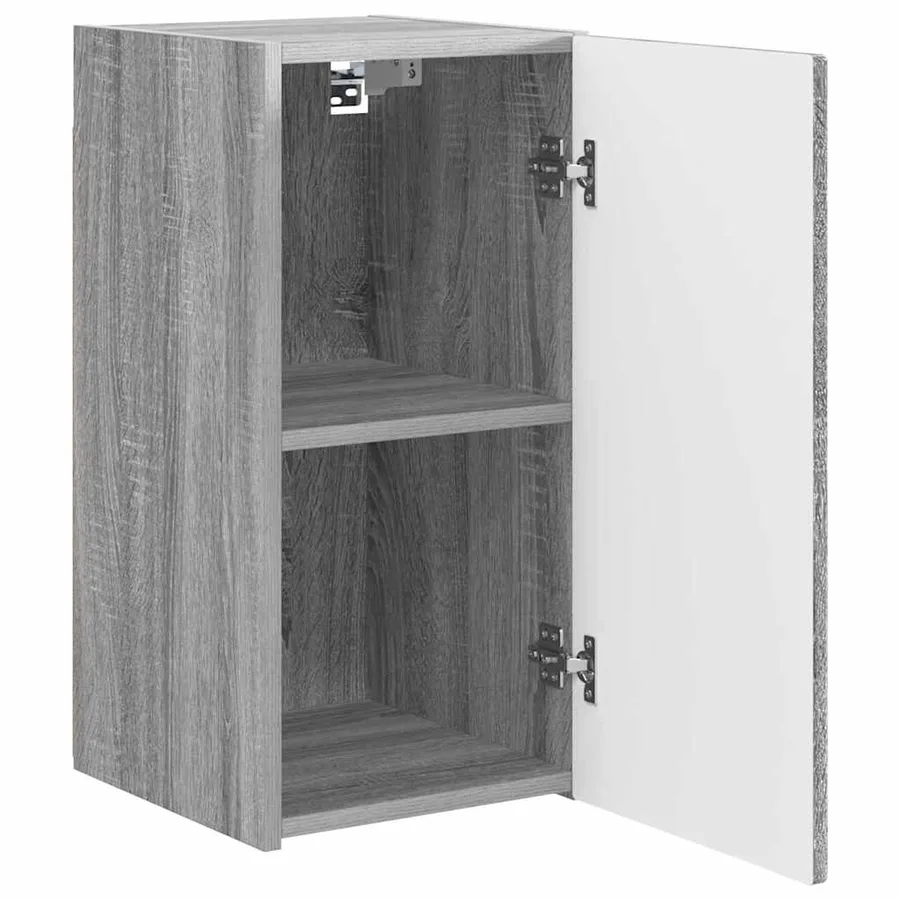 Meuble TV mural Gris Sonoma 30 x 31 x 60 cm Bois d'ingénierie - 5