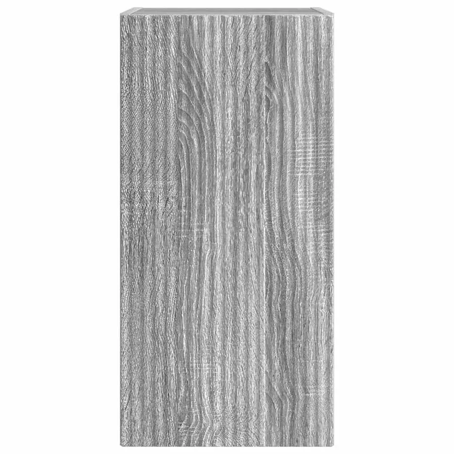 Meuble TV mural Gris Sonoma 30 x 31 x 60 cm Bois d'ingénierie - 6
