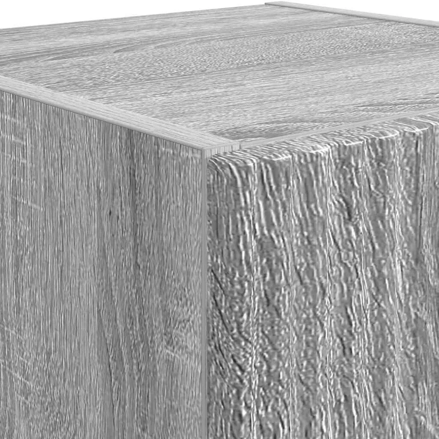 Meuble TV mural Gris Sonoma 30 x 31 x 60 cm Bois d'ingénierie - 9