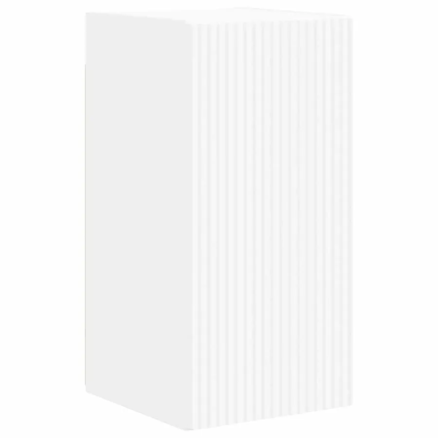 Meuble TV mural Blanc 30 x 31 x 60 cm Bois d'ingénierie - 2
