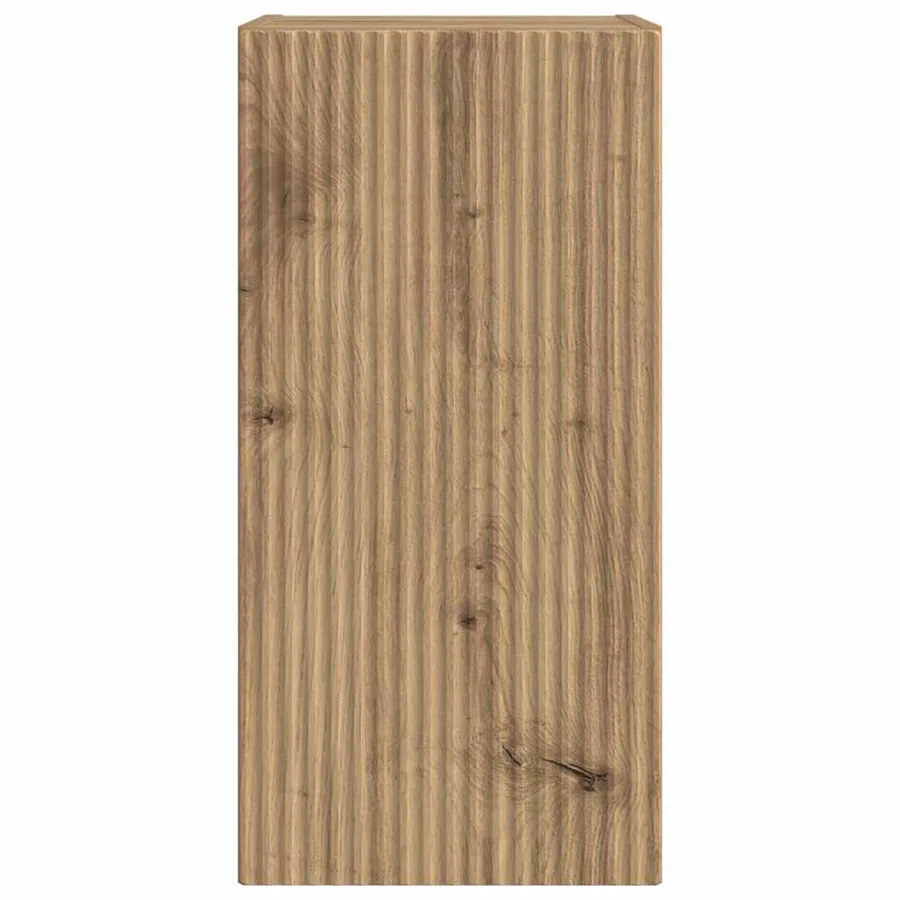 Meuble TV mural 2 pcs Chêne artisan Bois d'ingénierie - 7