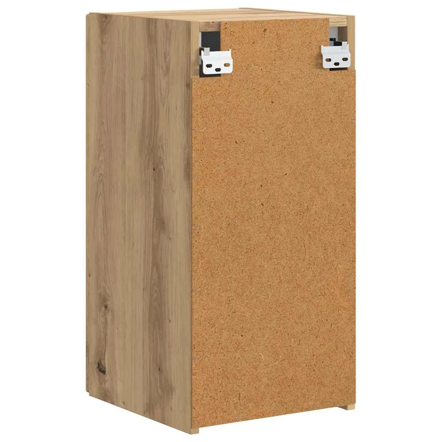Meuble TV mural 2 pcs Chêne artisan Bois d'ingénierie - 9