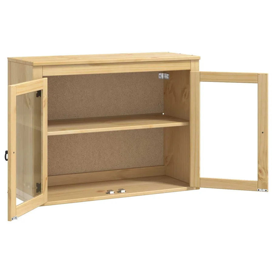Armoire SKI Brun Miel 80 x 32 x 60 cm Pin massif - 5