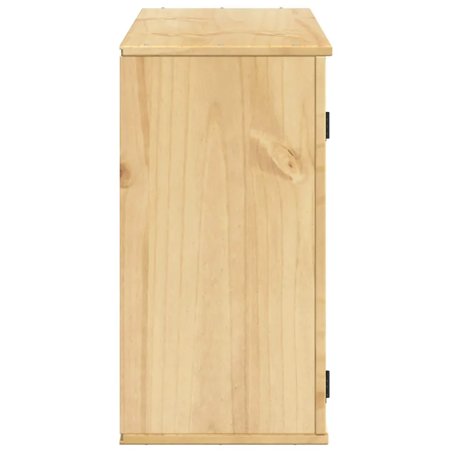 Armoire SKI Brun Miel 80 x 32 x 60 cm Pin massif - 7