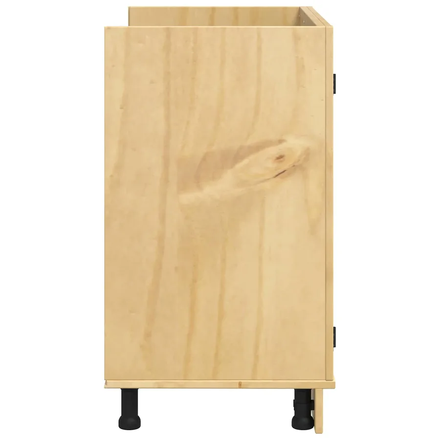 Armoire SKI Brun Miel 80 x 46 x 81 cm Pin massif - 7