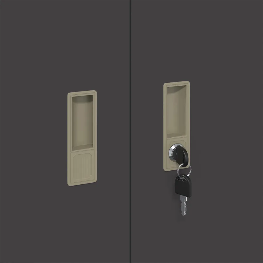 Armoire de rangement Noir 90 x 40 x 90 cm Acier - 9