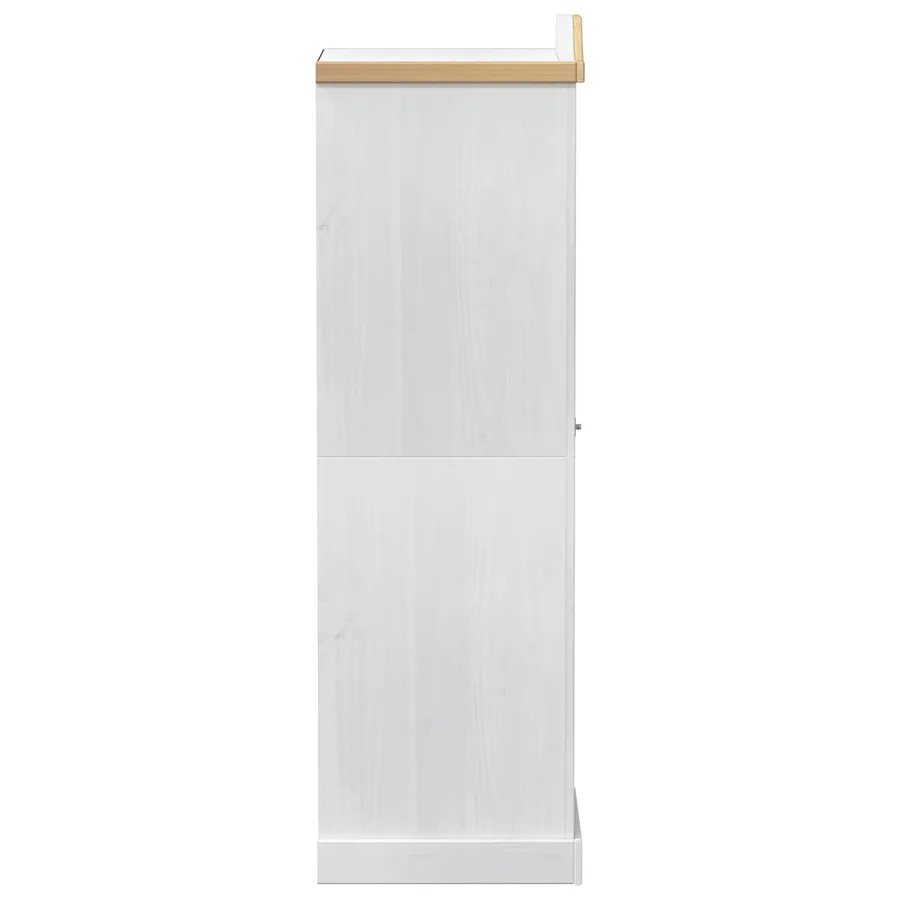 Armoires avec étagère Blanc 55 x 52 x 170 cm Pin massif - 5