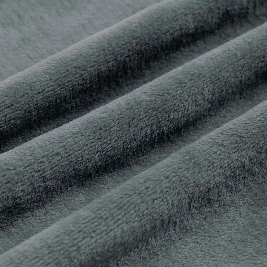 Jeté Gris foncé 240 x 270 cm Toison - 7