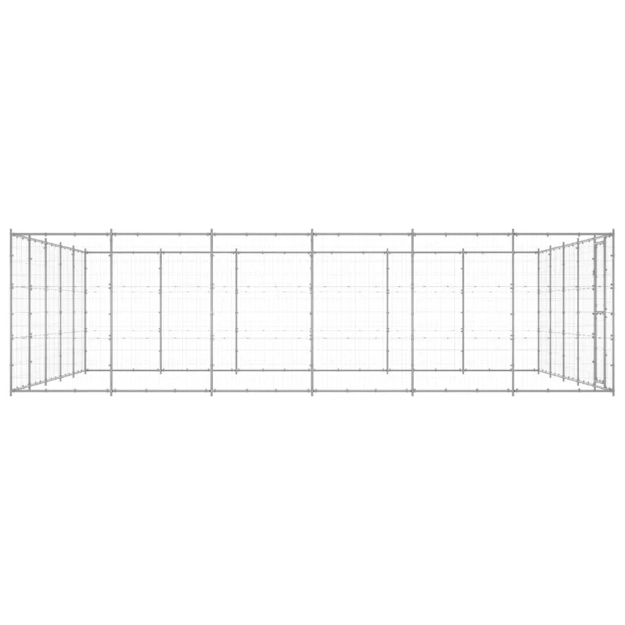 Chenil extérieur Acier galvanisé 36,3 m² - 3