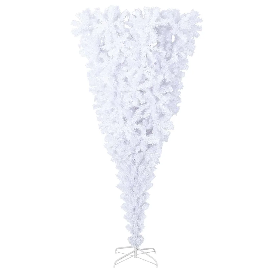 Sapin de Noël artificiel avec 300 LED Blanc 240 cm PVC et Acier - 4