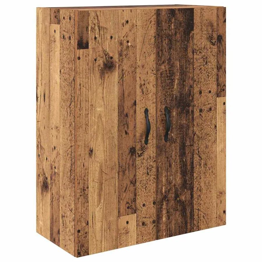 Haut Armoire avec tiroir 2 pcs Bois ancien Bois d'ingénierie - 7