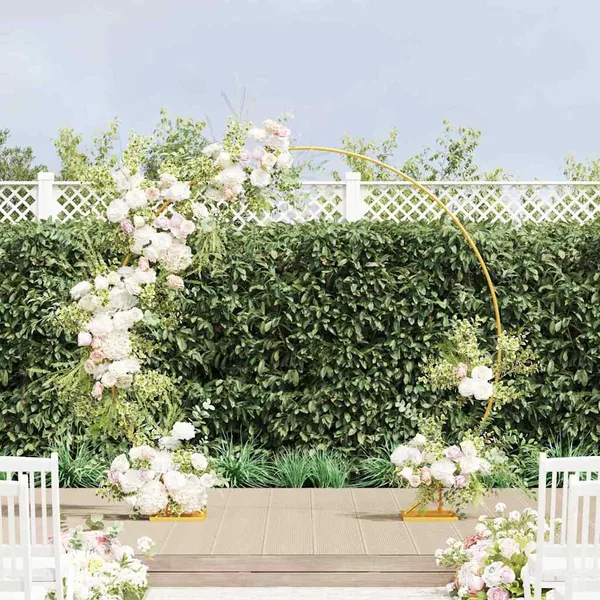 Arche de mariage Doré 220 x 45 x 200 cm Acier
