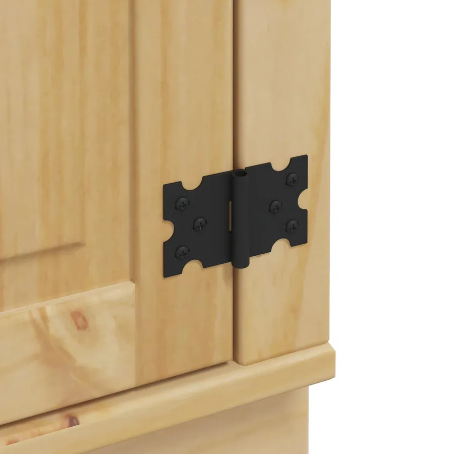Armoire SKI Brun Miel 66 x 58 x 207 cm Pin massif - 9