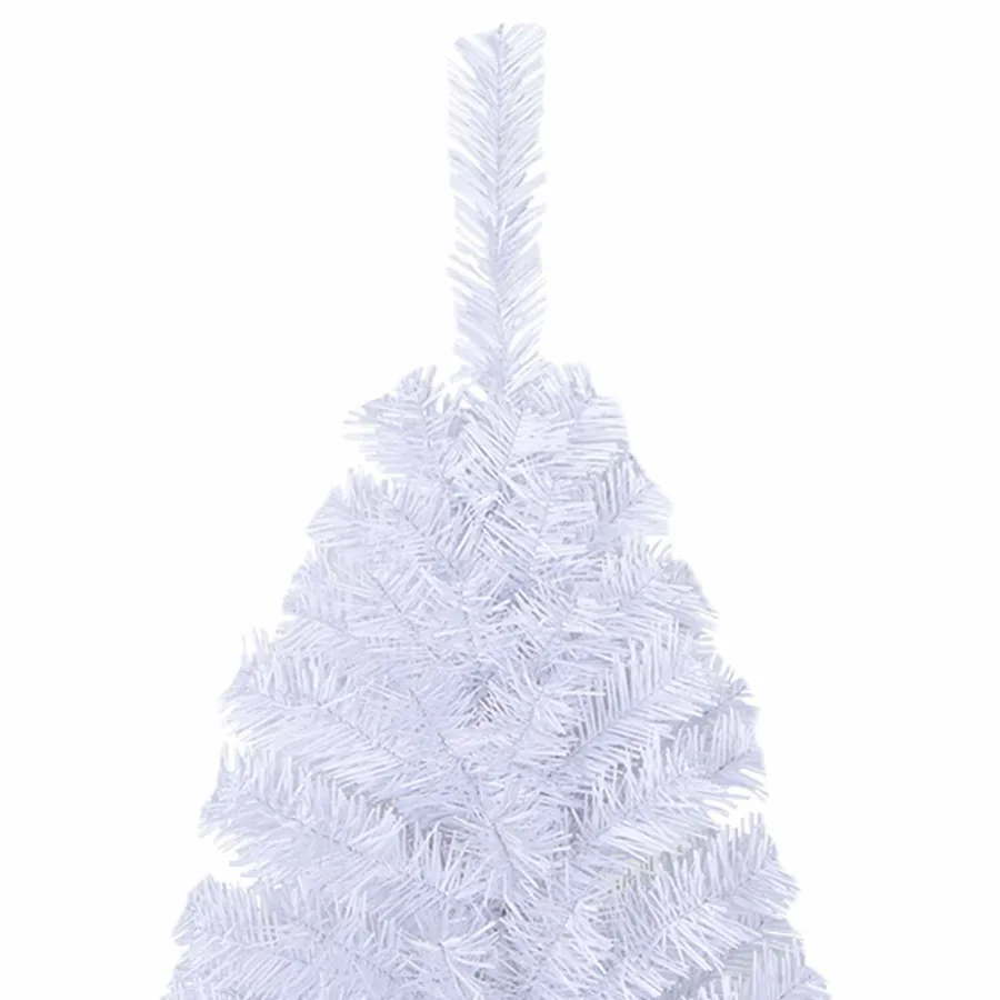 Sapin de Noël artificiel avec 150 LED Blanc 120 cm PVC et Acier - 10