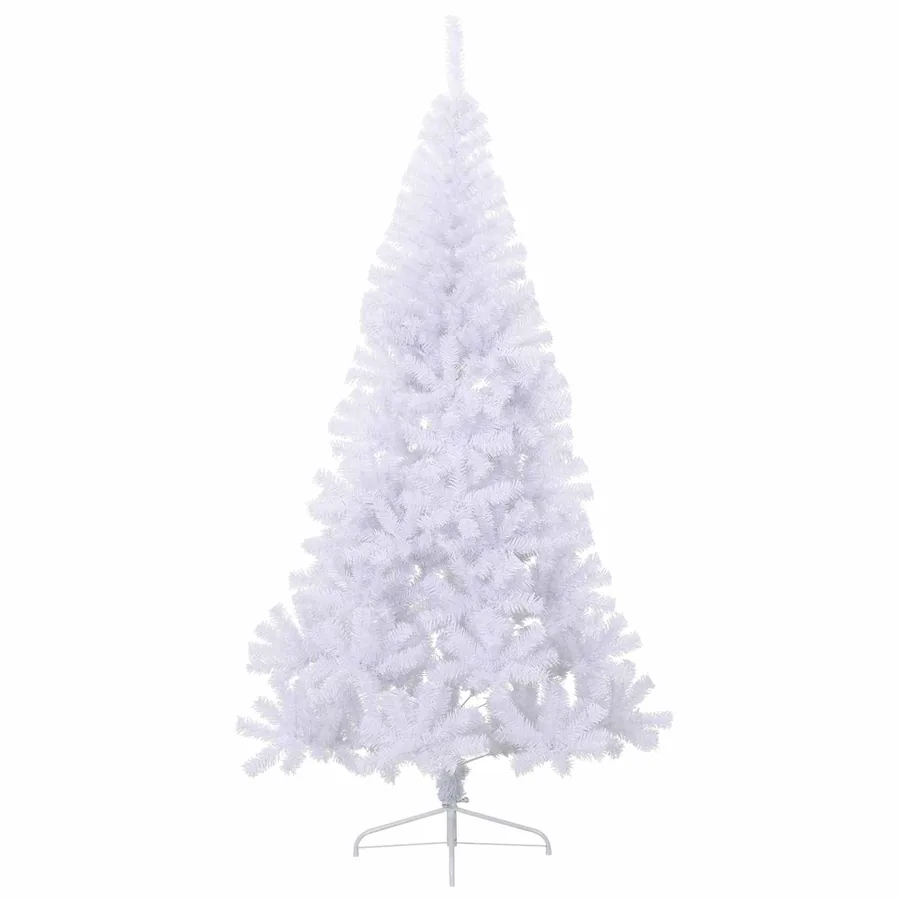 Sapin de Noël artificiel avec 300 LED Blanc 240 cm PVC et Acier - 4