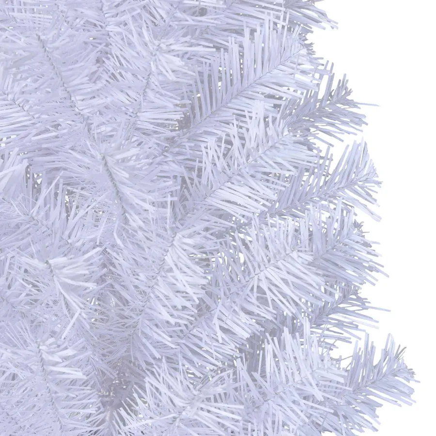 Sapin de Noël artificiel avec 150 LED Blanc 120 cm PVC et Acier - 13