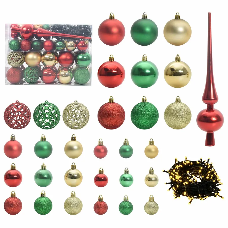Sapin de Noël artificiel avec 150 LED Blanc 120 cm PVC et Acier - 6