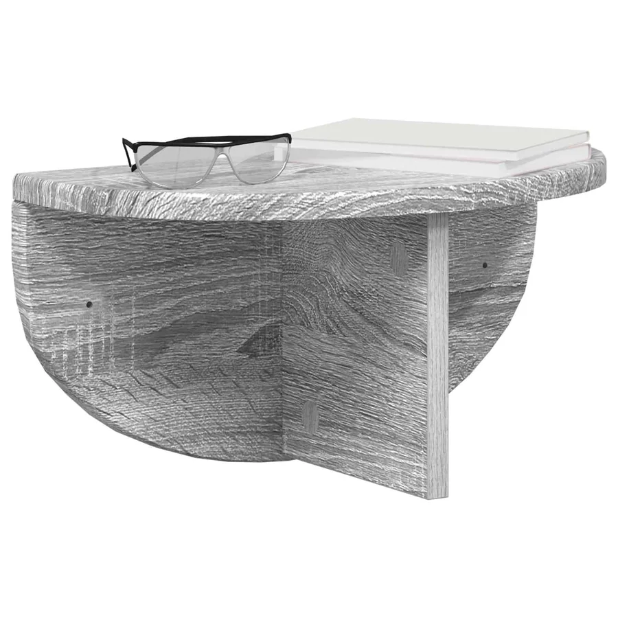 Étagère Murale Gris Sonoma 38 x 19 x 19 cm Bois d'ingénierie - 3