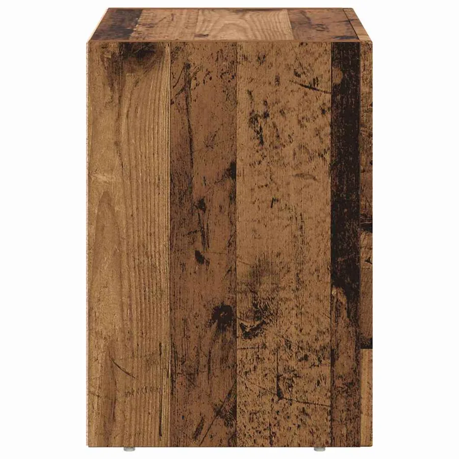 Table de chevet ELST 2 pc Bois ancien 40 x 35 x 50 cm - 7