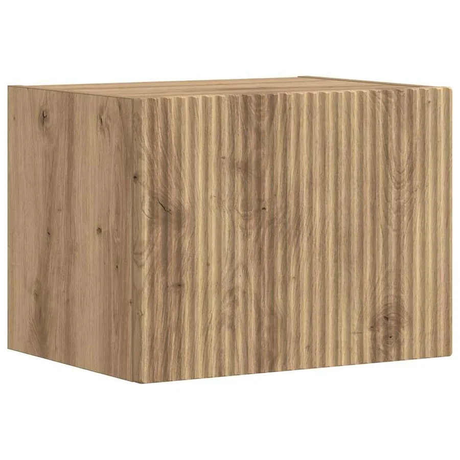 Meuble TV mural 39 x 31 x 29,5 cm Chêne artisan - 2
