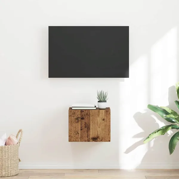 Meuble TV mural Bois Ancien 39 x 31 x 29,5 cm Bois d'ingénierie